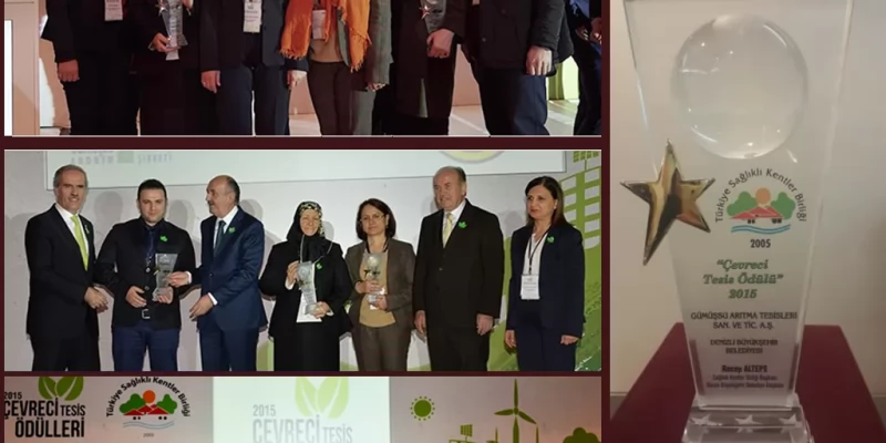 Gümüşsu Arıtma Tesisleri, Çevreci Tesis Ödülüne layık görüldü
